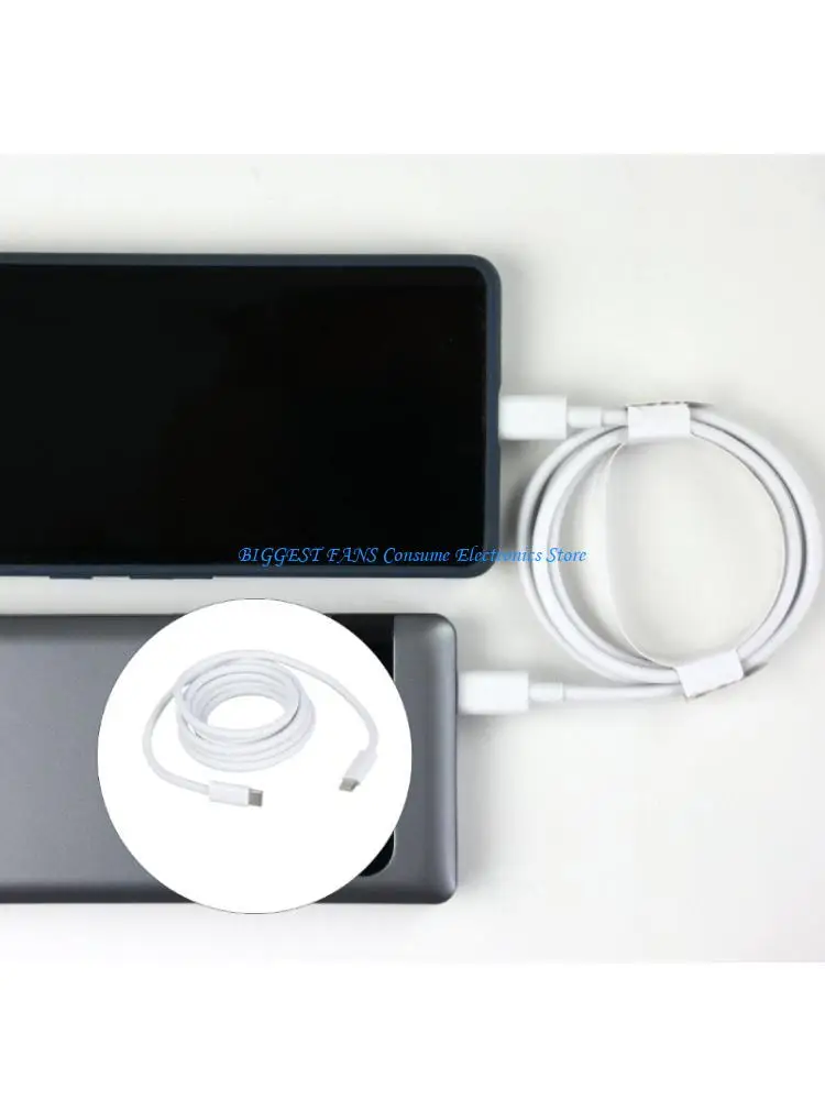 240W USB C TO USB C Кабель PD3.1 Круб быстрого зарядки с 480 Мбит / с.