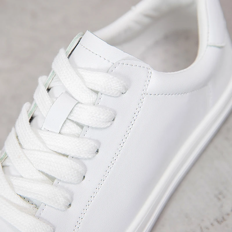 High Quality Leather Sneakers Lnner Heightening Women Flat Casual Shoes White Fashion Trends Spring 2023 girl shoes for kids