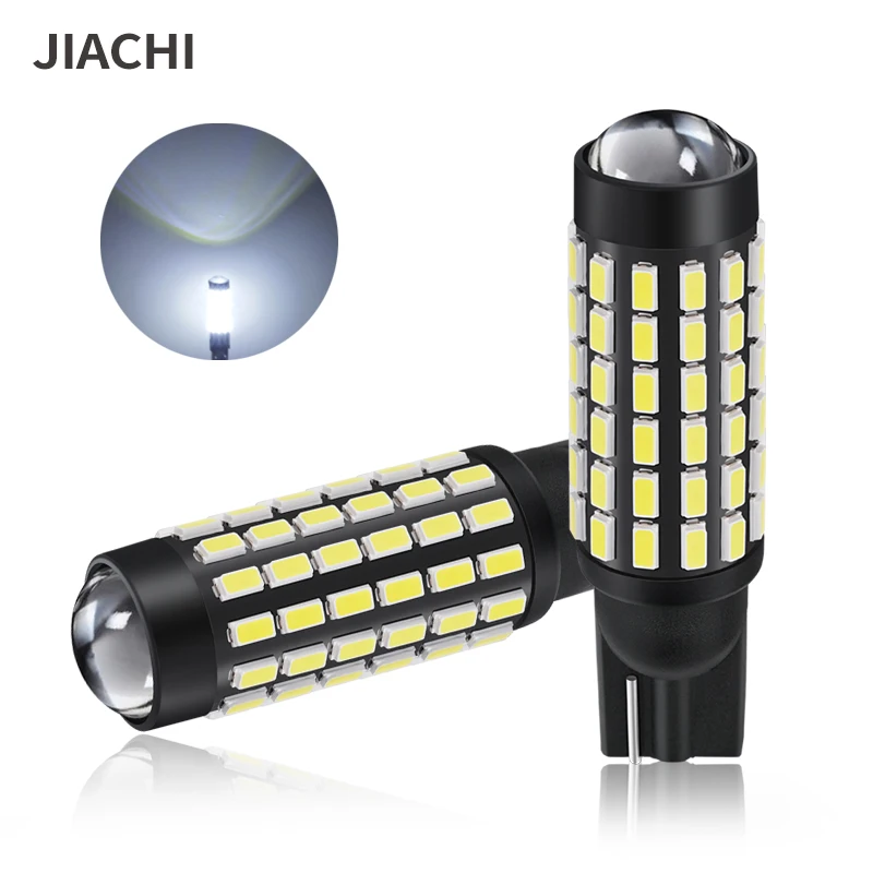 

JIACHI 10PCS High Quality 194 168 192 2825 W5W T10 Led Light Bulb Auto Car License Plate Lamp 930LM 12v 24v White Red Blue Amber