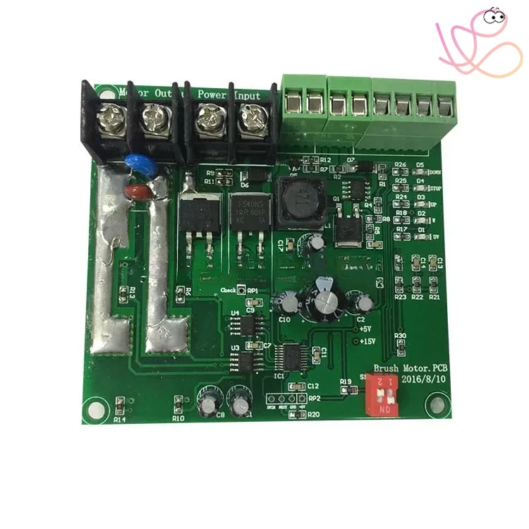 Desarrollo del panel de control del diseño del panel de control del motor paso a paso del panel de control del motor de CC
