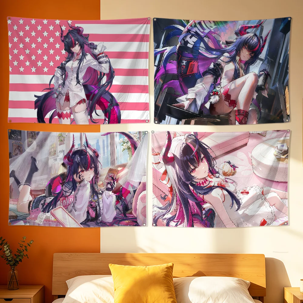 S-Shinku Neverness To Everness Flag Polyester Printing Banner For Bedroom Living Bar Garden Garage Wall Art Out Door Decoration