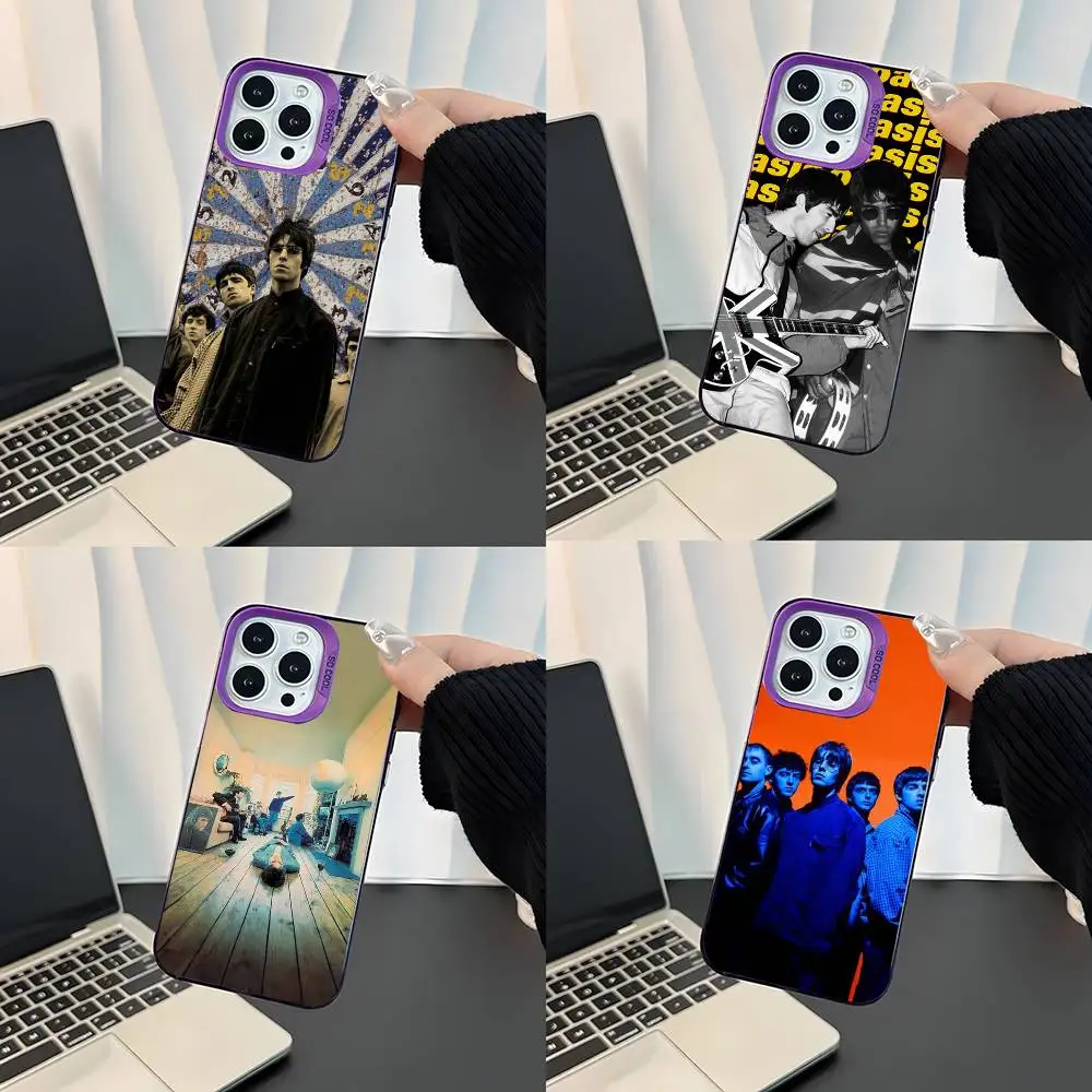 

Band O-Oasis For iPhone 17,16,15,14,13,12,11,Mini,Pro,E,SE4,XS,MAX Purple Shockproof Candy Matte Cover
