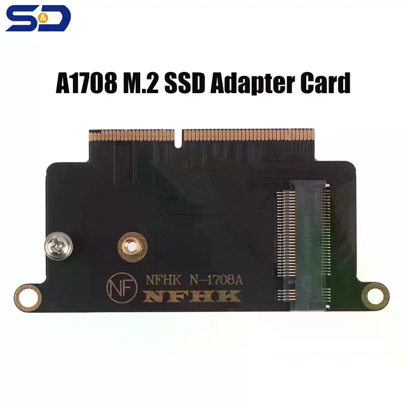 

Адаптер-карта для NVMe M.2 NGFF SSD для MacBook Pro 13 дюймов 2016-2017 годов выпуска (модель A1708)