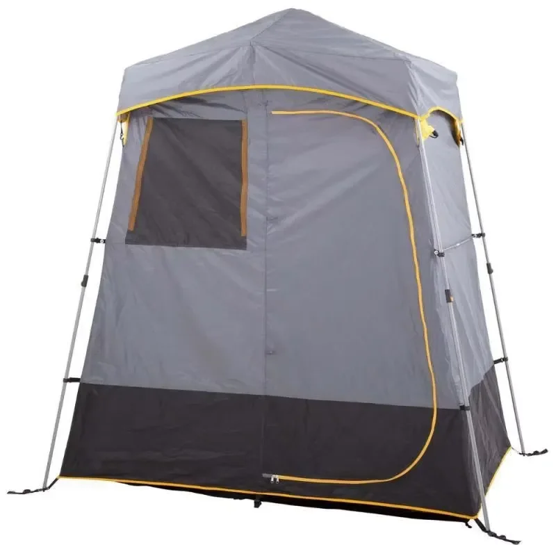 Instant Ensuite Awning Camping Trailer Foldable Shower Tent All Season Oxford Cloth Hard Shell Roof for Outdoor Vehicles