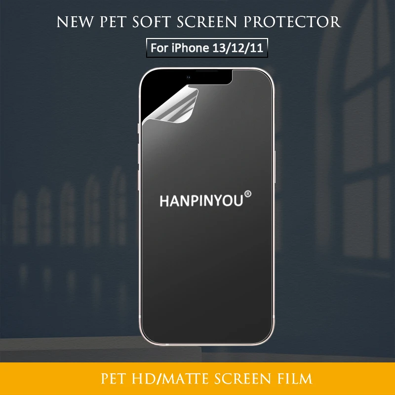 

New Frosted Matte Soft PET Screen Protective Film For Apple iPhone 13 12 11 Pro Max Plus HD/Matte Anti-Fingerprints Esports Film