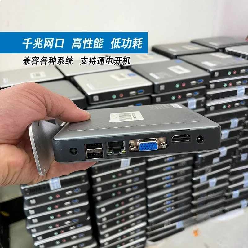 Used J1800 low power mini small host 1037u thin client itx microcomputer dual core portable industrial computer