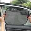 Car Window Sunshade Cover Sun UV Protection Auto Front Rear Black Window Curtain Side Glass Mesh Sunshades Accessories 3