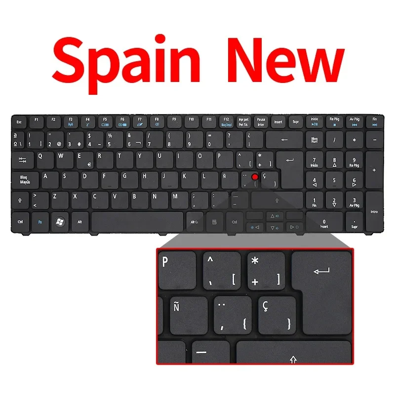 US/BR/SP Russian Laptop Keyboard for Acer Aspire 5750G 5253 5333 5340 5349 5360 5733 5733Z 5750Z 5750ZG 7745 5749 Emachines E644