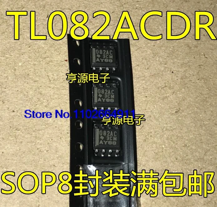 (10PCS/LOT) 082AC TL082AC TL082ACDR TL082ACDT SOP8