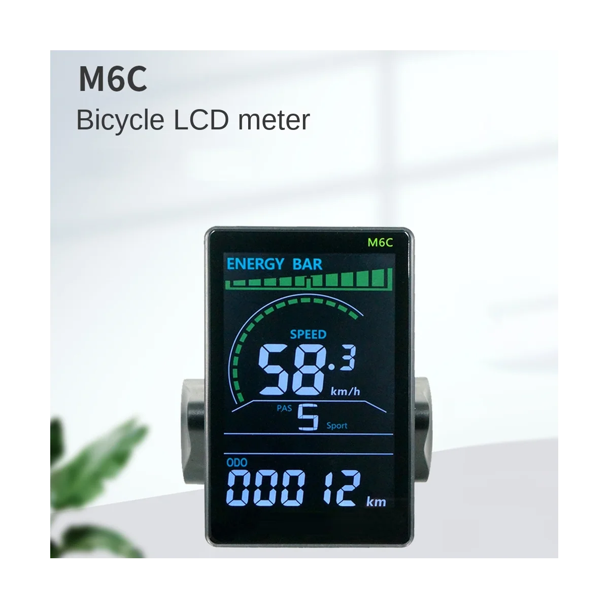 M6C Electric Bike LCD Display Meter+36V 350W Sine Wave Controller E Scooter LCD Panel Color Screen with USB for E-Bike