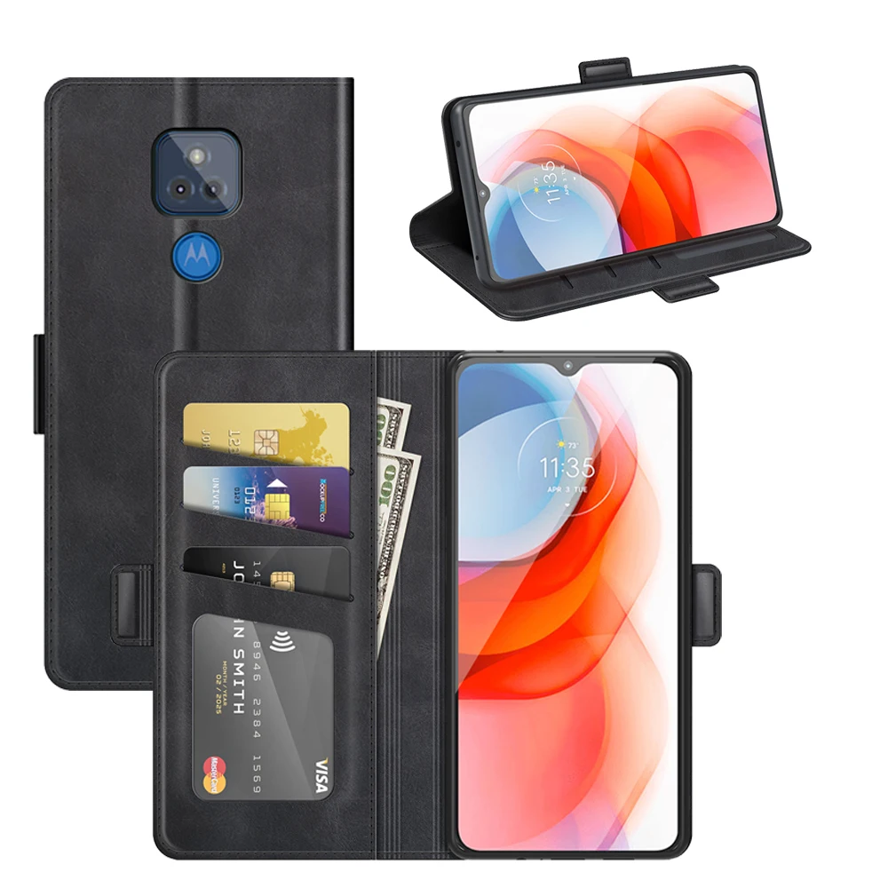 

Leather Wallet Flip Cover For MOTO G Play 2021, Vintage Magnet Phone Case