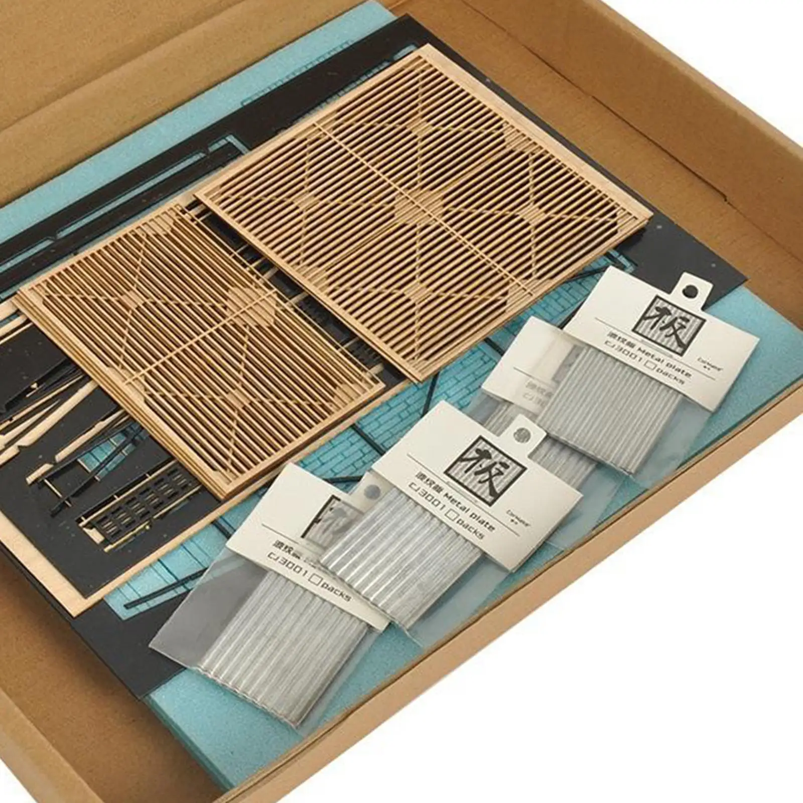 Modellbausätze aus Holzruinen im Maßstab 1:35 für die Diorama-Kreation