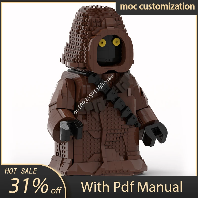 2367pcs Moc Star Battle Jawa Mega Figure Model Building Blocks Bricks Diy Creative Assembly Educational Toys Kid Holiday Gift