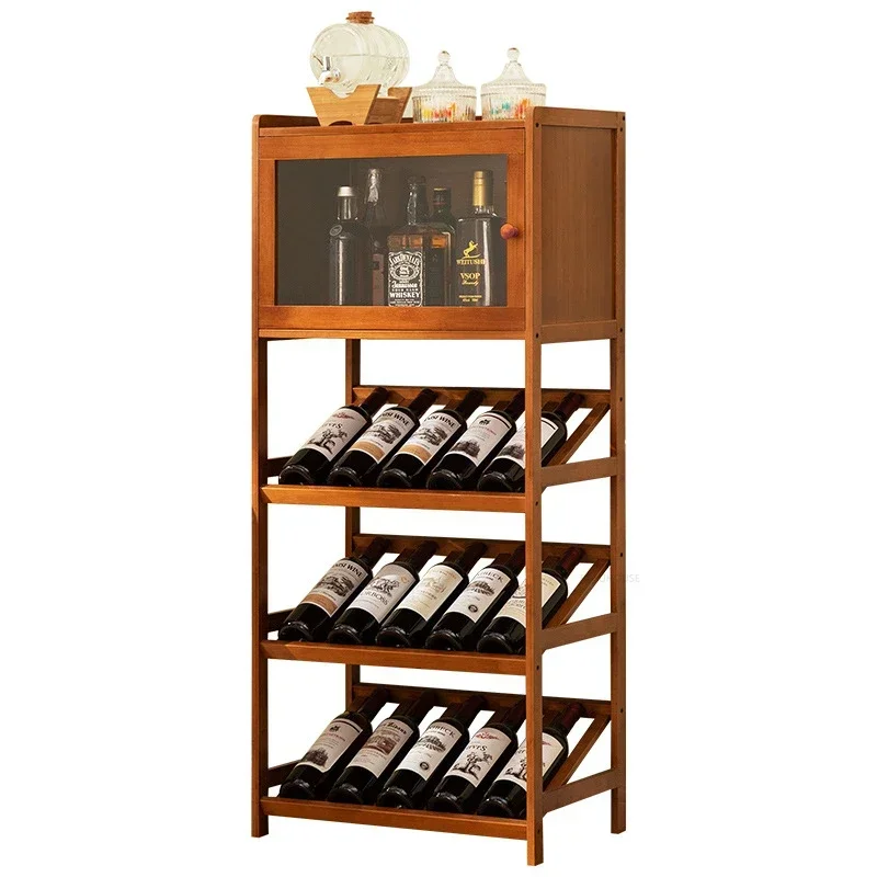 

Bar Wine Cabinets Modern Home Glass Display Cabinet Living Room Showcase Storage Red Wine Rack Bar Furniture