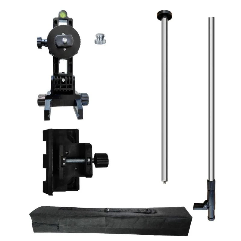 

Stainless Steel Level Telescopic Rod Multi-functional Adjustable Construction Site Measuring Tools Mounting Bracket Accessories