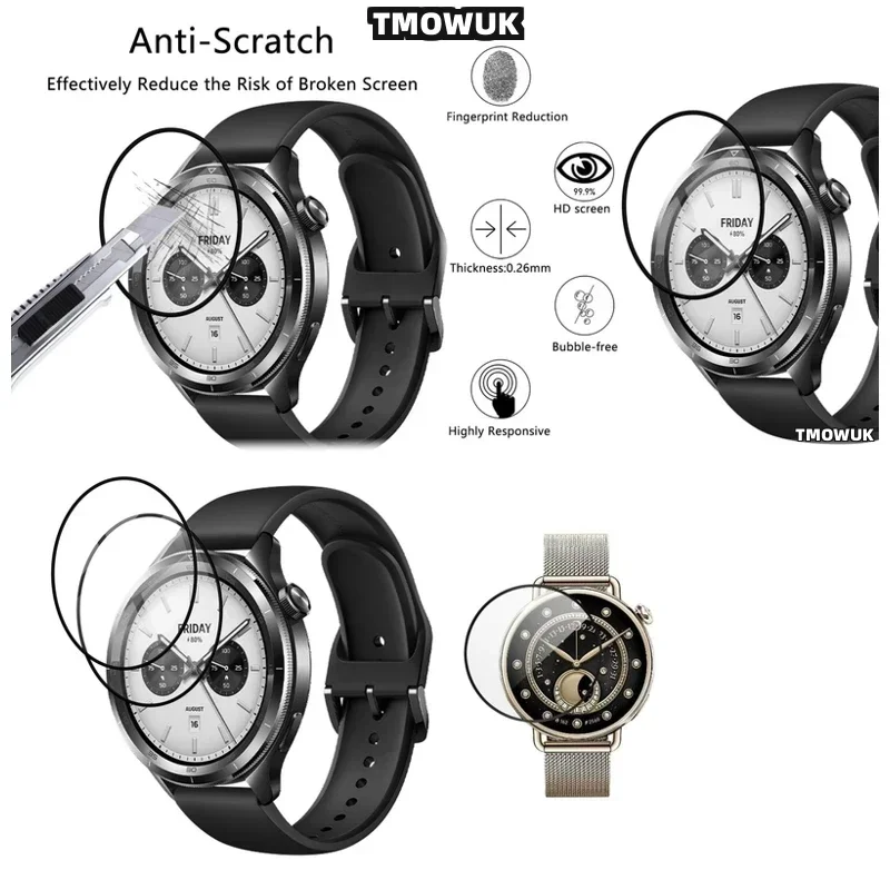 

For Xiaomi Watch S4 41mm Premium Curved Screen Soft Anti-scratch HD Film Accessory GFHO