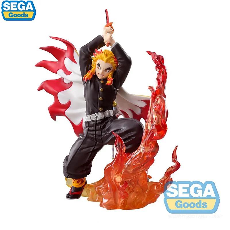 In Stock SEGA  Demon Slayer Figure XrossLink Rengoku Kyoujurou Anime Kimetsu Anime Figure Action Model Collectible Toys Gift