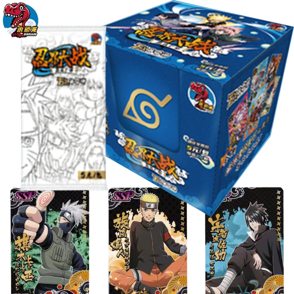 

Little Dinosaur NARUTO Card Protagonist Group Member Uchiha Sasuke Haruno Sakura Limited Exquisite Glass Star Flash Card Gifts