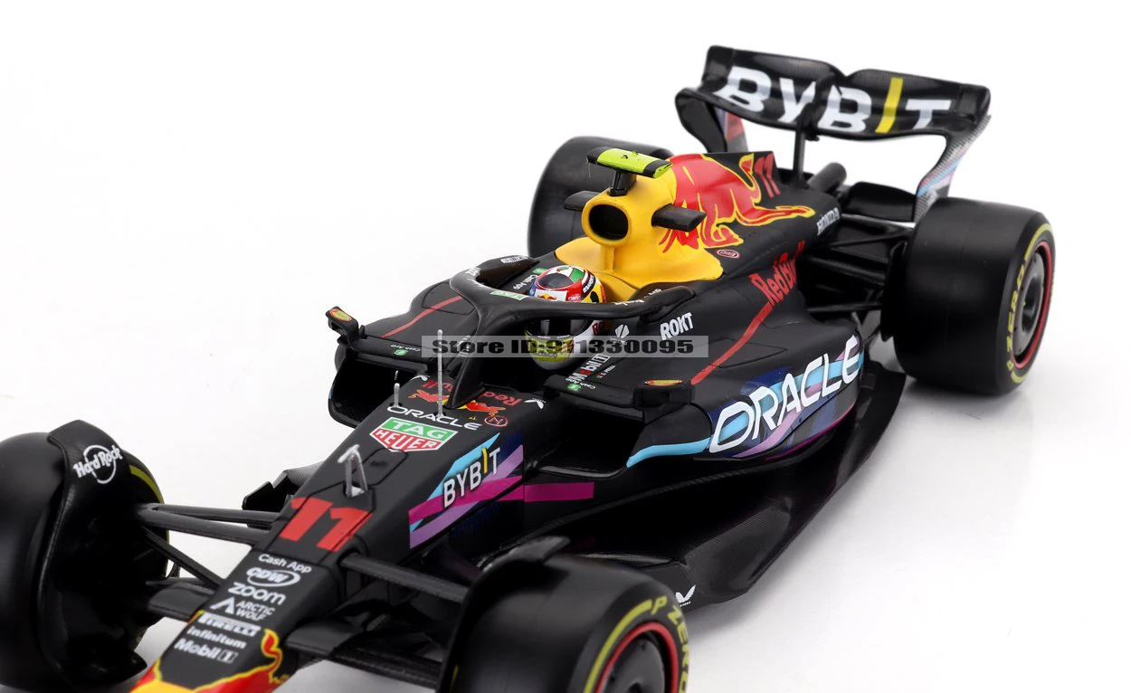 Bburago 1:24 F1 2023 Red Bull RB19 Amerikanische Rennstrecke # 1. Vestappan # 11 Perez Legierungs-Automodelle, Dekorationsstücke, Sammlerstücke, Spielzeug – Detail 18