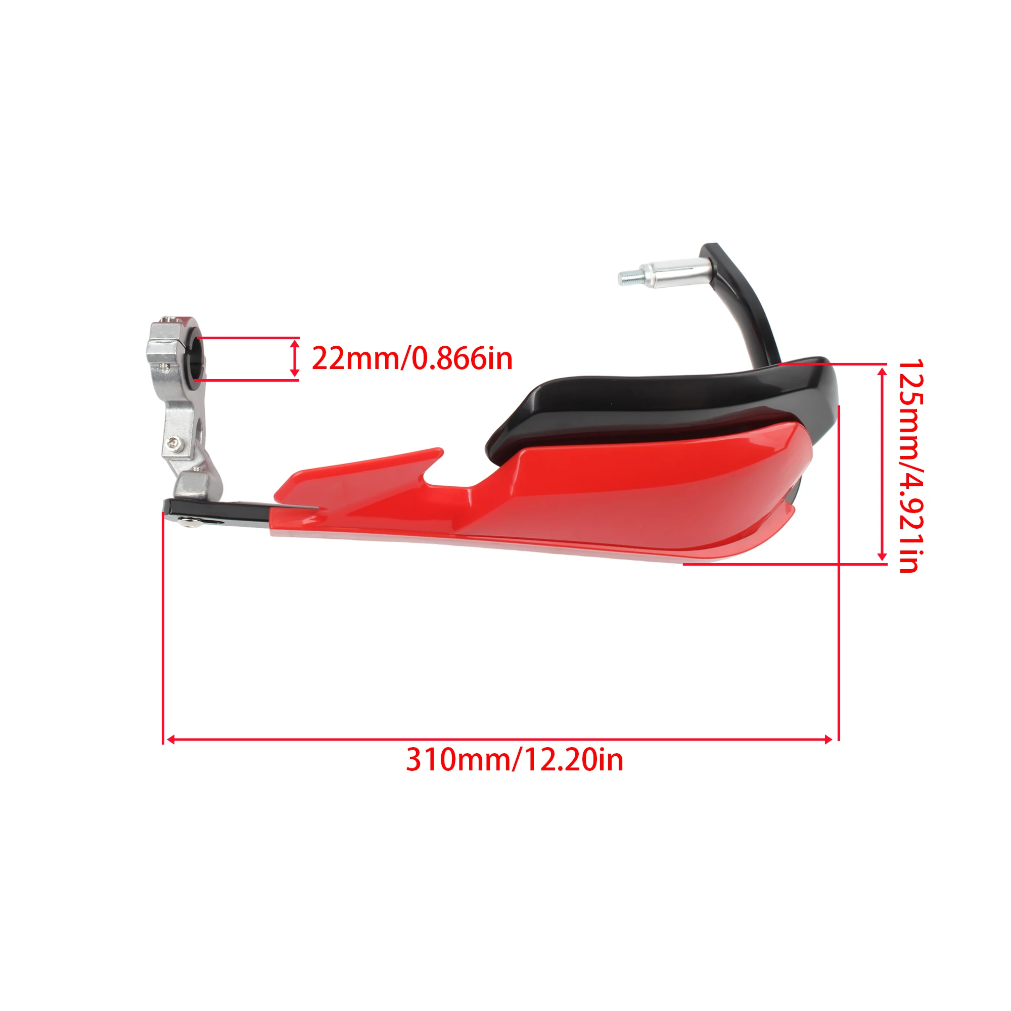 22mm 28mm Motorrad-Handschützer Lenker-Schutzstange Handschutz Schutzschild für HONDA YAMAHA YZ SUZUKI Dirt Bike ATV – Detail 5
