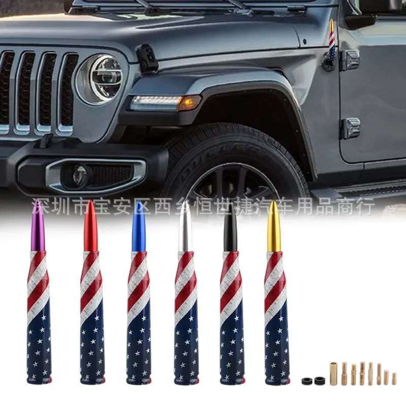 for Car Modification General Antenna Personalized Decoration Bullet Antenna National Flag Model