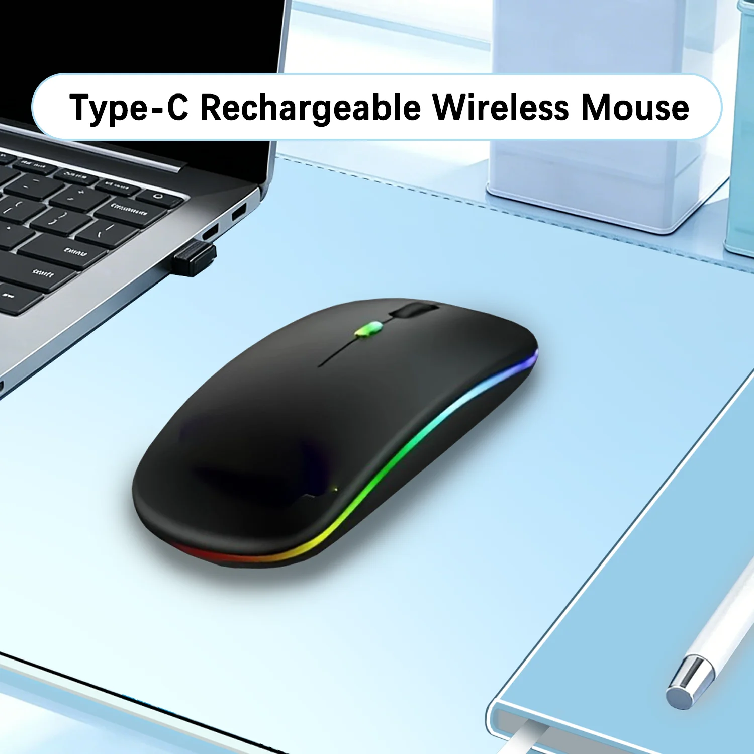 Wireless Rgb Mouse,…