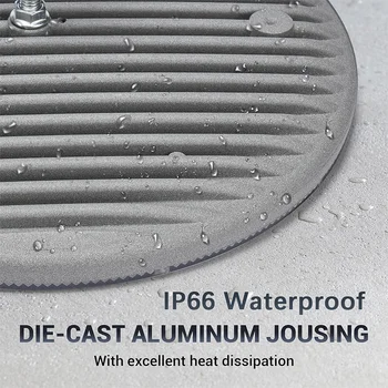LED UFO हाई बे AC85-265V 50W-600W इंडस्ट्रियल लाइटिंग सीलिंग लाइट मार्केट वेयरहाउस गैराज जिम फैक्ट्री सिलाई मशीन लाइट 10 best sales एलईडी औद्योगिक - №6