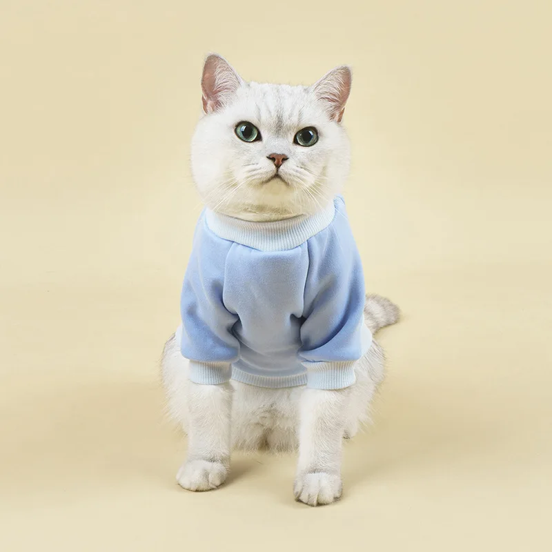 Pet Hoodie Autumn and Winter New Comfortable Breathable Warm Fluffy Dog Clothes Small Dog and Cat Clothes