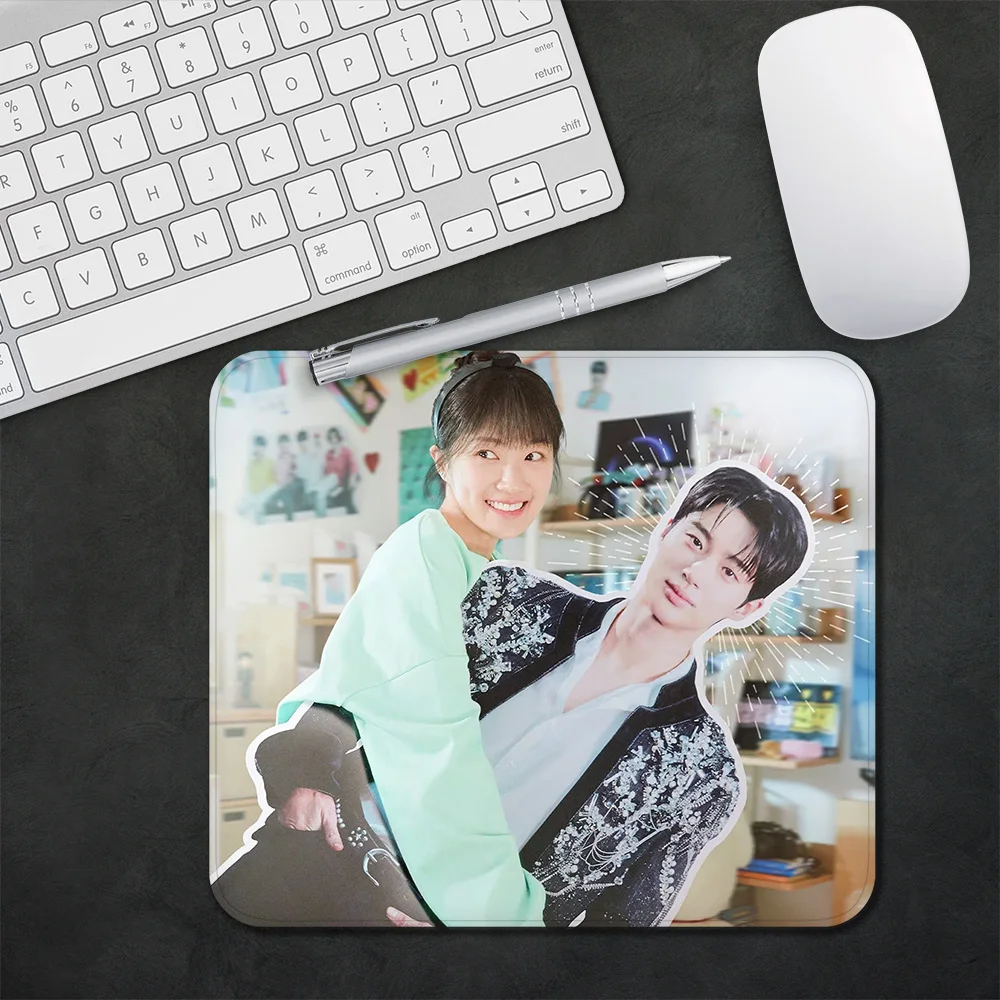 Lovely Runner Byeon Woo-seok Gaming Mouse Pad XS Small Mousepad For PC Gamer Desktop Decoration Office Mouse Mat Deskmat Rug