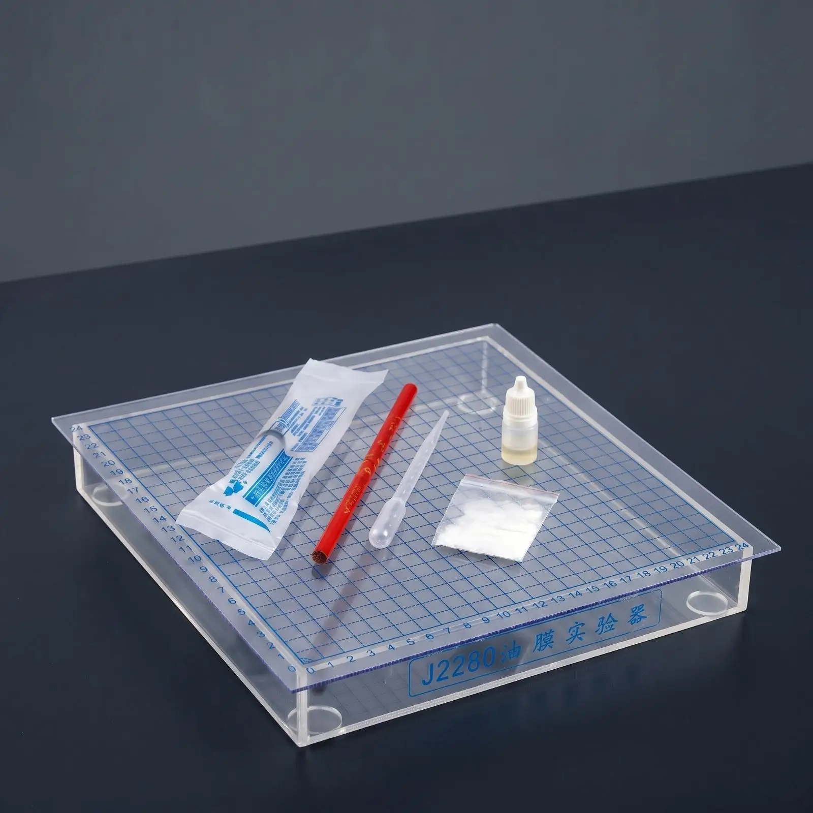 Molecular Experiment Appa for Oil Film Particle Measurement Physics Classroom Apparatus with Complete Accessory Set for Lab Use