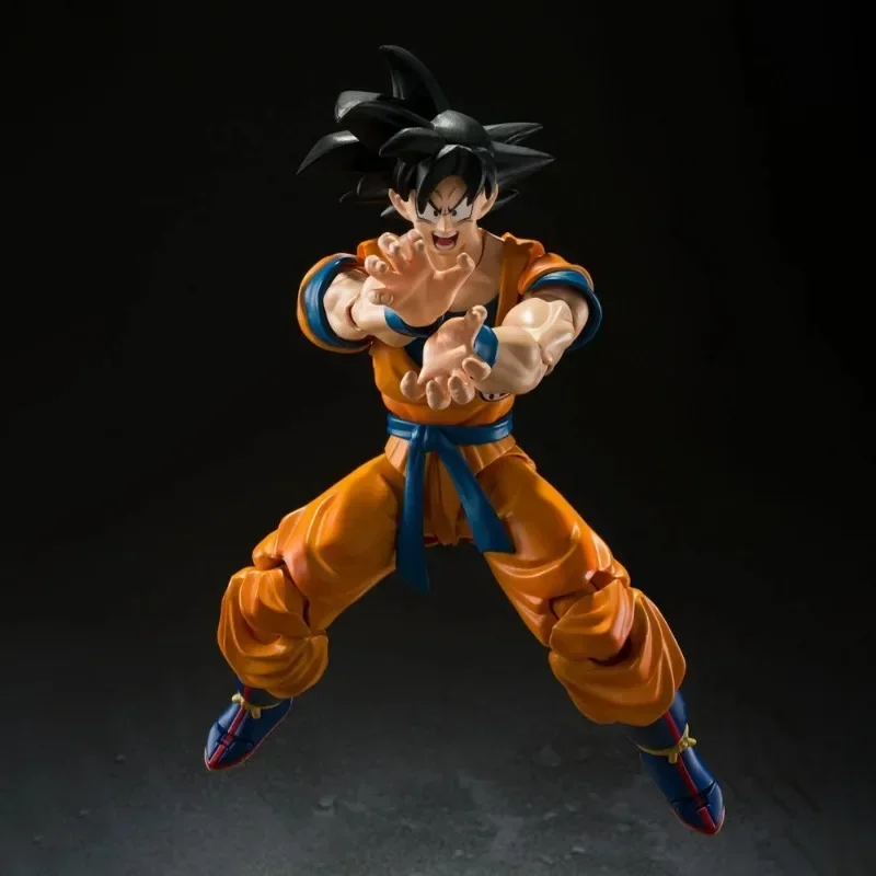 재고 있음 반다이 S.H.Figuarts 드래곤 볼 슈퍼 히어로 손오공 애니메이션 피규어 액션 모델 Collectible Figurals Brinquedos Toys