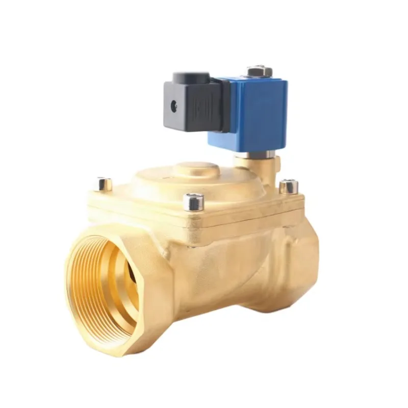 Fire Water Cannon 16kg High Pressure Brass Solenoid Valve Large Diameter Large Flow Waterproof Industrial Solenoid Valve