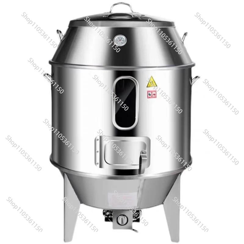 Roast Duck Stove Commercial Gas Charcoal Roast Chicken Stove Roast Goose Stove Double-layer Thickened Stainless Steel Crispy Por