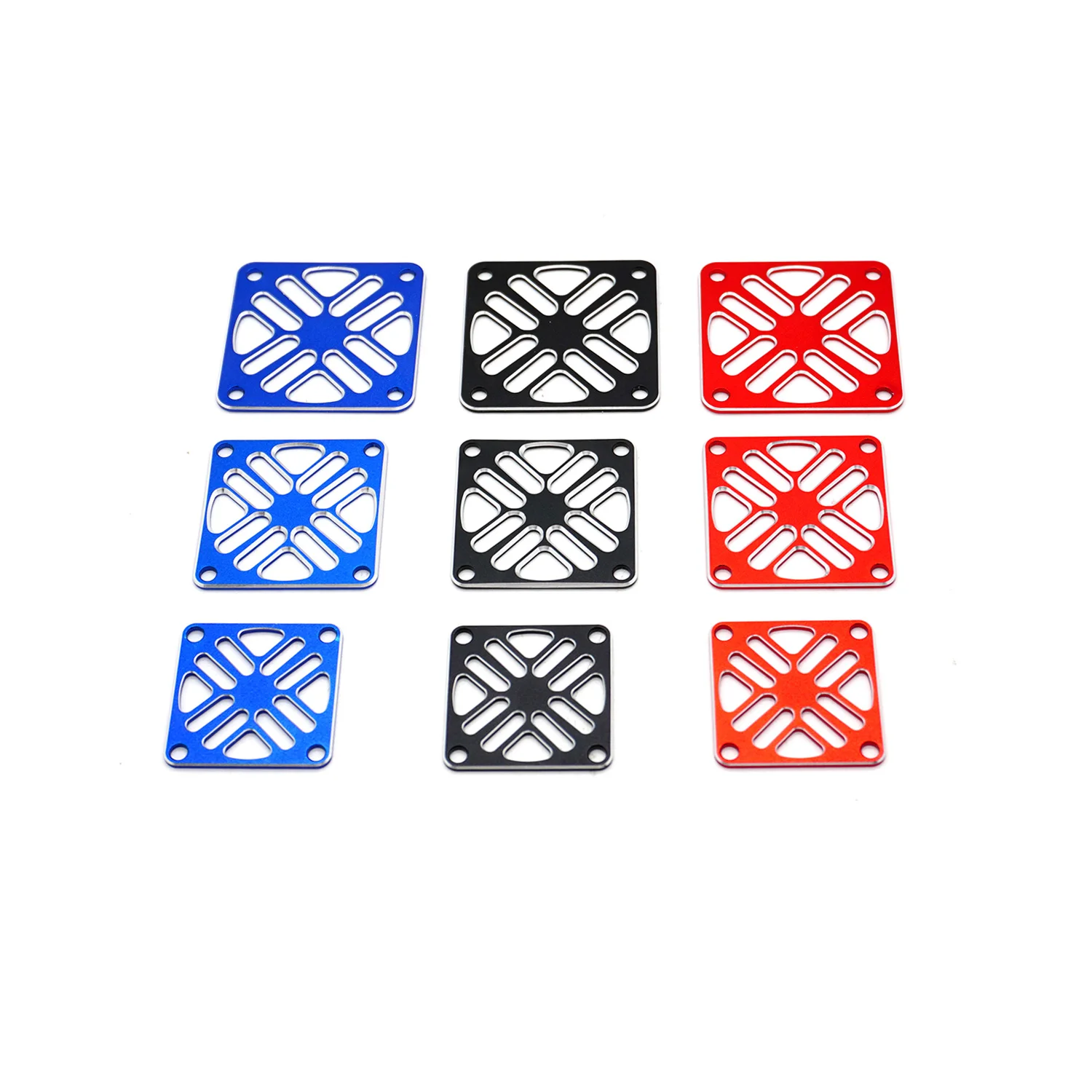 YSIDO RC Motor ESC Cooling Fan Cover 30*30mm 35*35mm 40*40mm Guard  Cover with Screws Parts for RC Model Car Upgrade Accessories