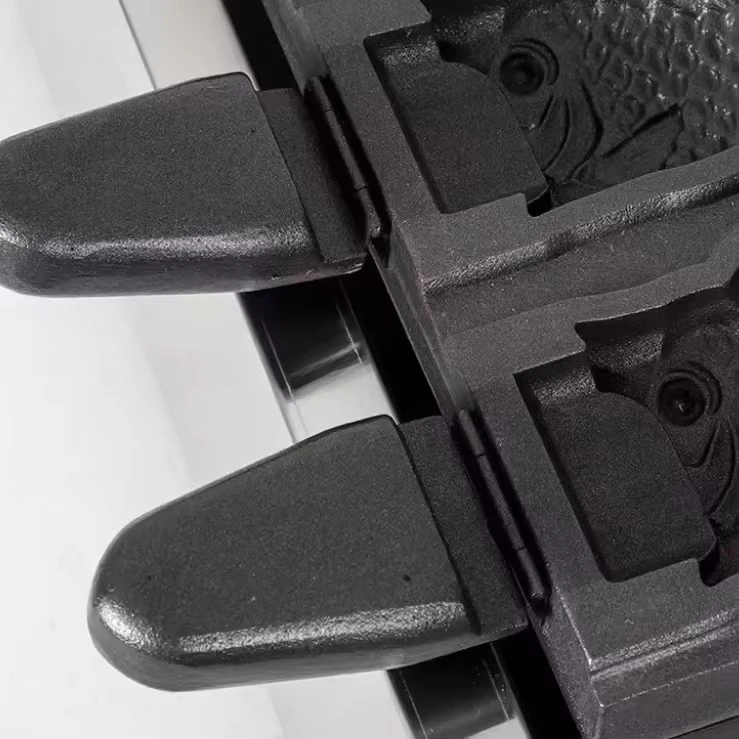 فرن كهربائي تجاري آلة الآيس كريم فتح الفم الآيس كريم الأسماك Taiyaki آلة صانع الوافل