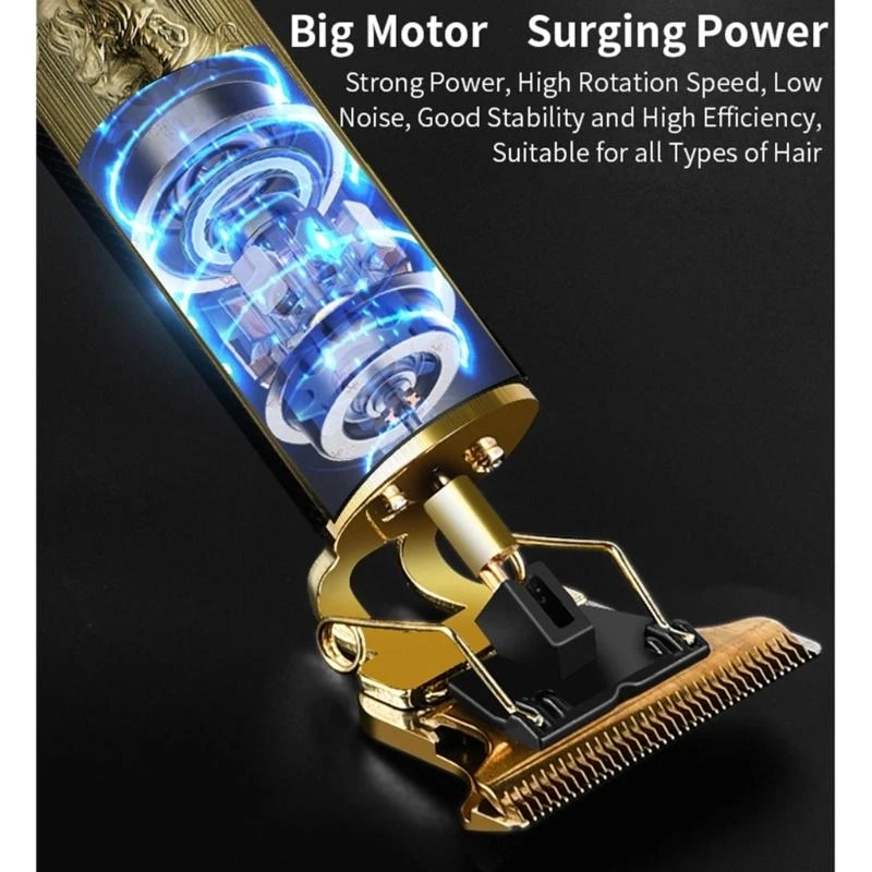 Tronchetti capelli elettrici silenziosi a cordone professionale per barbieri e stilisti