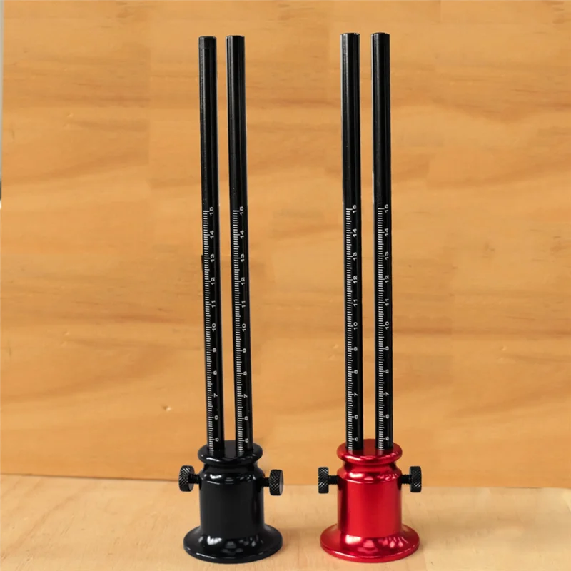 【Hot-Selling!】Parallel Line Drawing Tool Wheel Marking Gauge Tool For Precise Marking Woodworking Marking Scriber Ruler Red