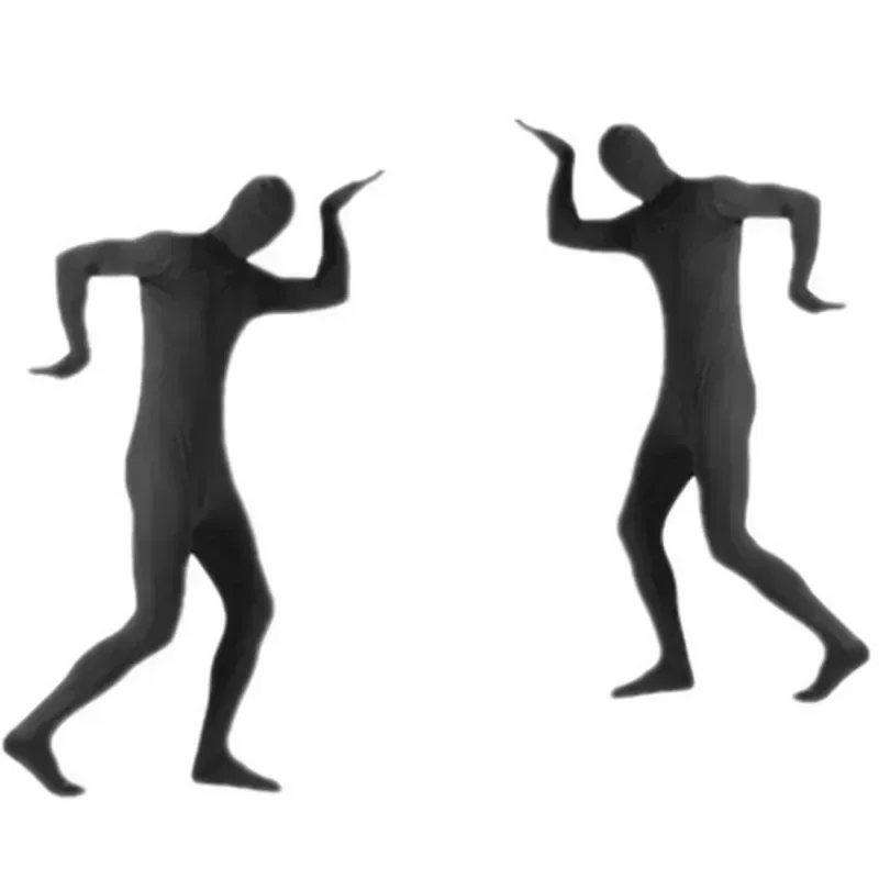 2025 Volwassen Maillots Podium Performance Kostuum Ninja Onzichtbare Man Panty Podium Zwarte Man Onzichtbare Mantel