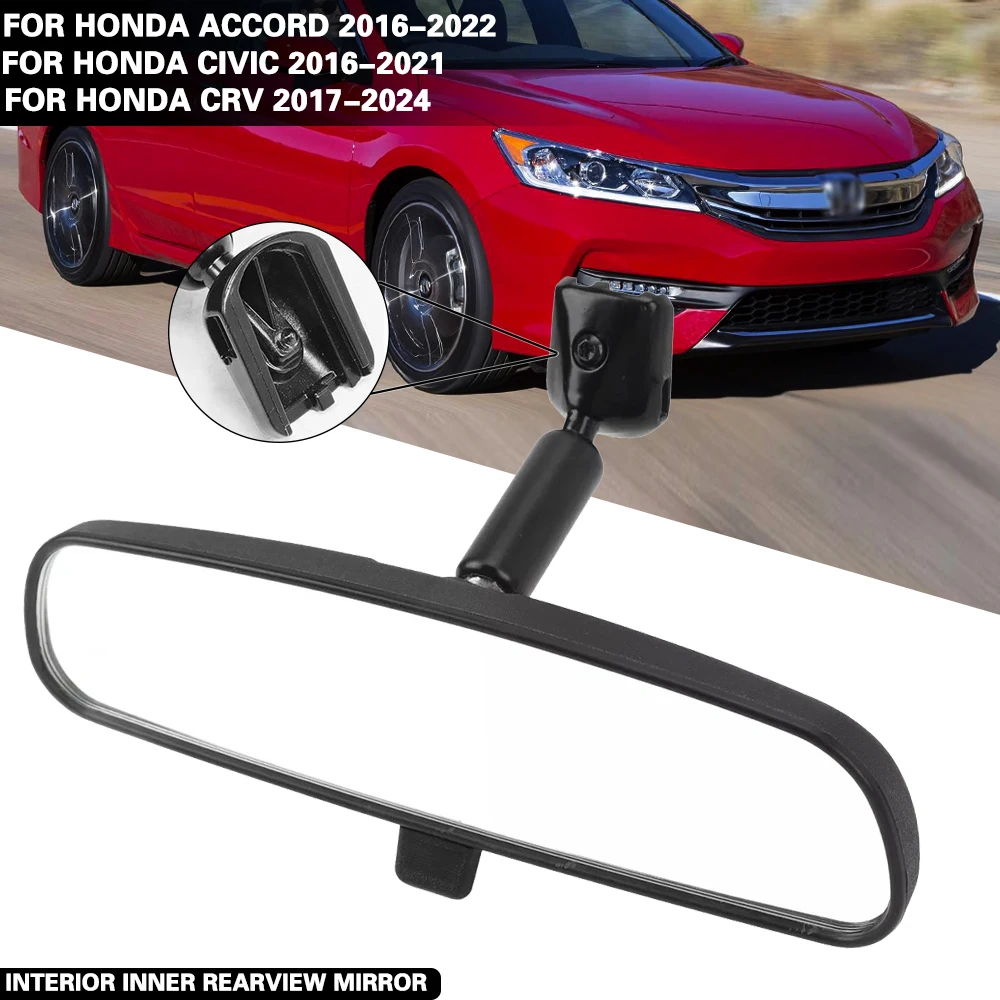 76400-TF0-A01 Interior Rearview Mirror for Honda Fit Civic CRV HRV ACCORD 2012-2022 MIRROR ASSY, RR VI Inside Mirrors