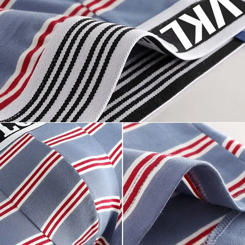 1Pcs Men's Underwear Loose Comfortable Breathable Men's Quadrangle Pants Fashion Printed Traceless Flat Corner Men Underpanties image 2