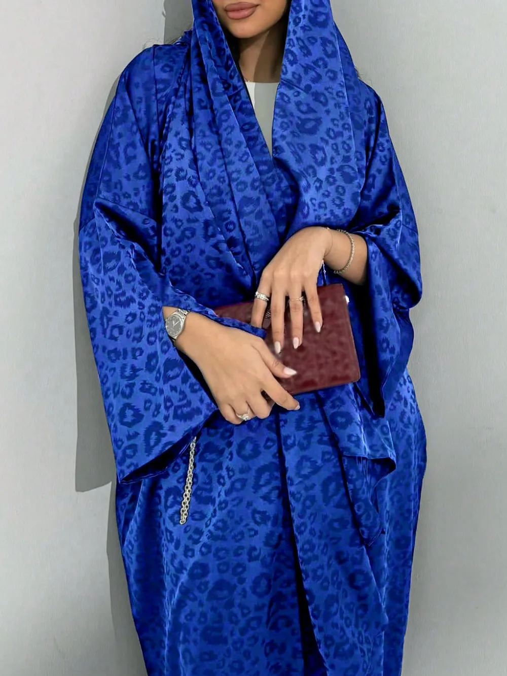 Oriente médio solto abaya muçulmano feminino manga cheia impresso abayas casual kaftans jilbabs étnico islâmico maxi vestidos com hajib