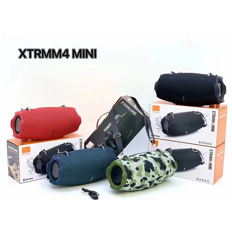 مصنع الجملة ميني إكستريم 4 سماعة لاسلكية تعمل بالبلوتوث المتكلم في الهواء الطلق مضخم صوت باس صندوق الصوت متعدد الوظائف