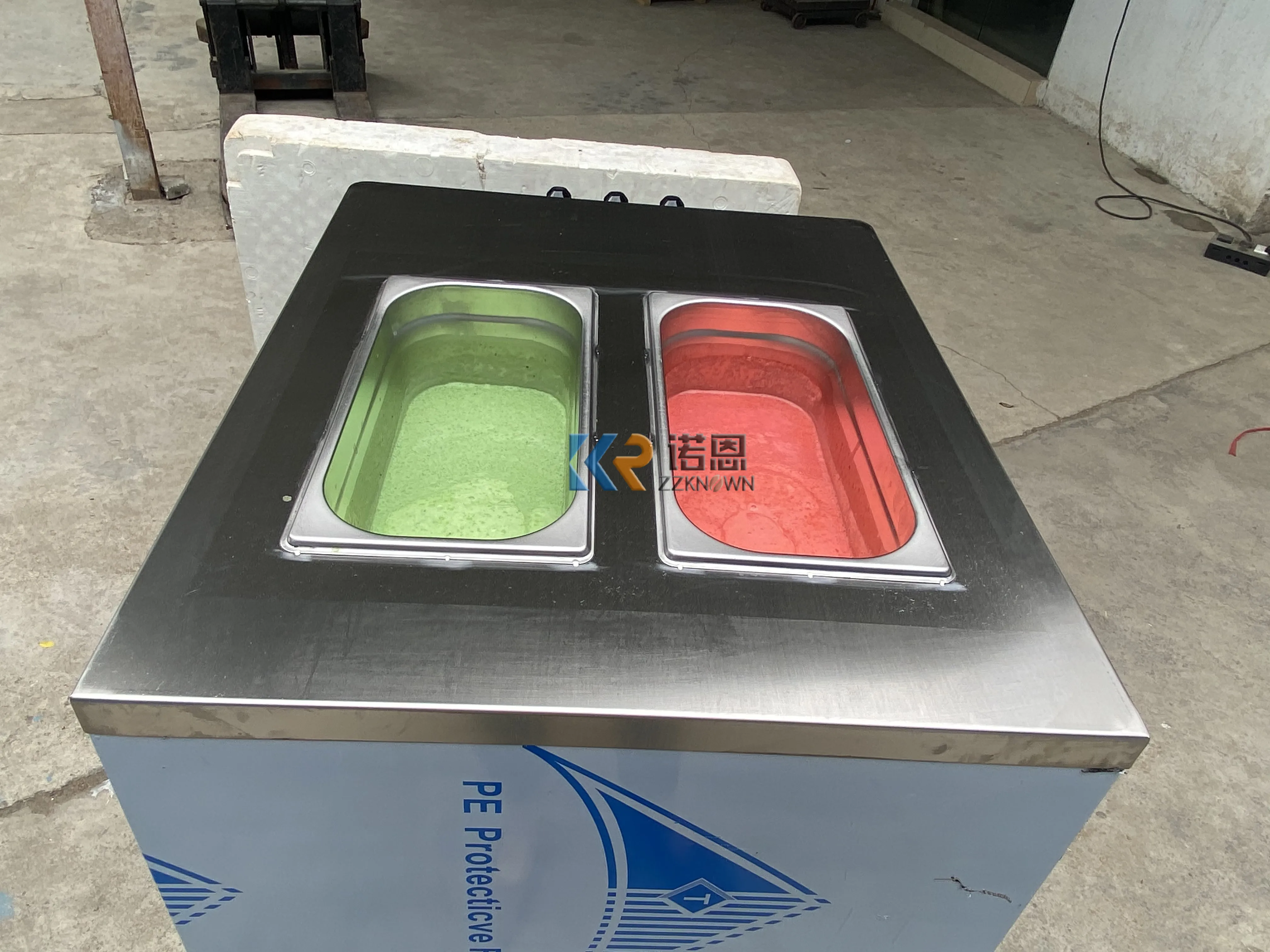 2023 comercial 3 sabores macio servir sorvete que faz a máquina para venda europa grau alimentício aço inoxidável elétrico frutas gelato m