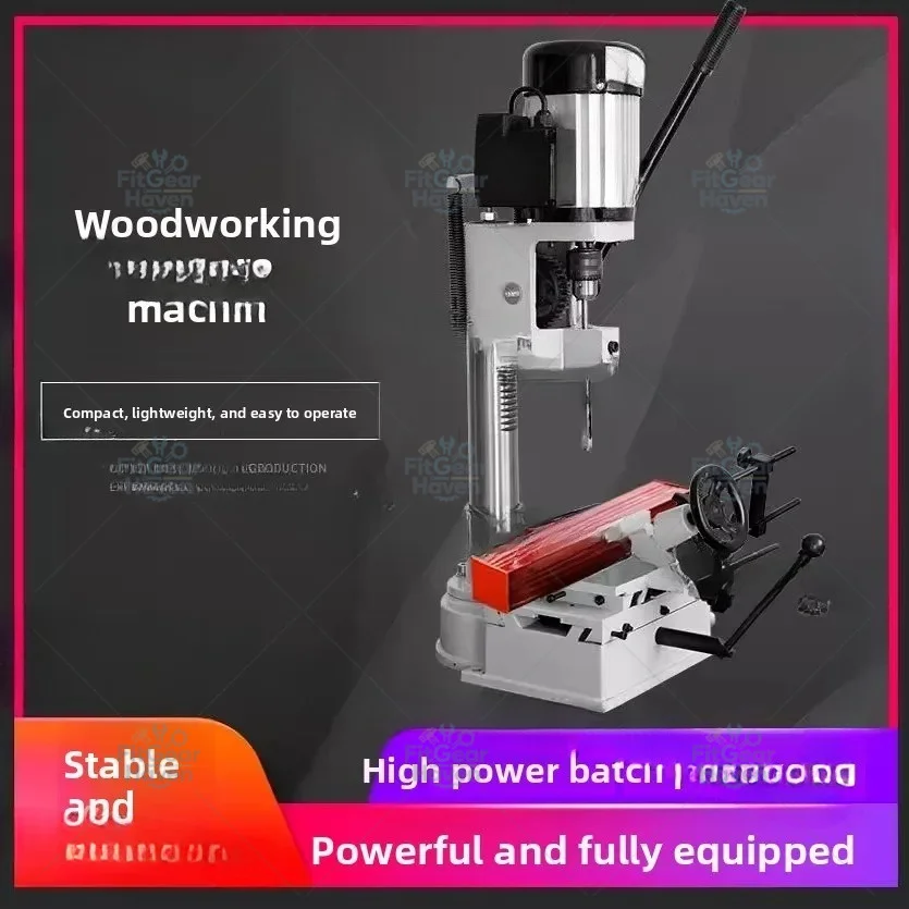 Woodworking Square Hole Punching Machine, Square Falcon Machine, Square Eye Punching Machine