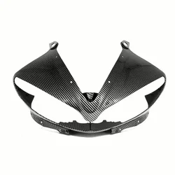 For YAMAHA YZF R6 2003 2004 2005 Carbon Fiber Color Front Nose Upper Headlight Fairing