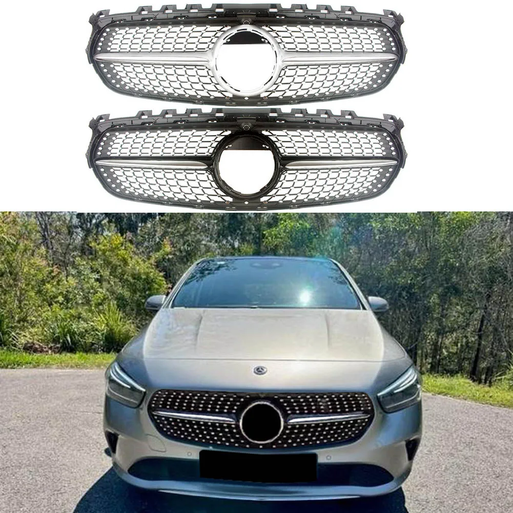 Car Front Racing Facelift Bumper Grill Upper Cover For Mercedes-Benz B-Class W247 B180 B200 B220 2020 2021 2022