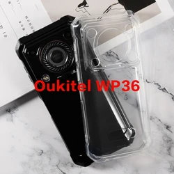 Protective Silicone Case For Oukitel WP36 Transparent Phone Case Soft Black TPU Cover For Oukitel WP36 Wp 36 Oukitel Bumper Etui