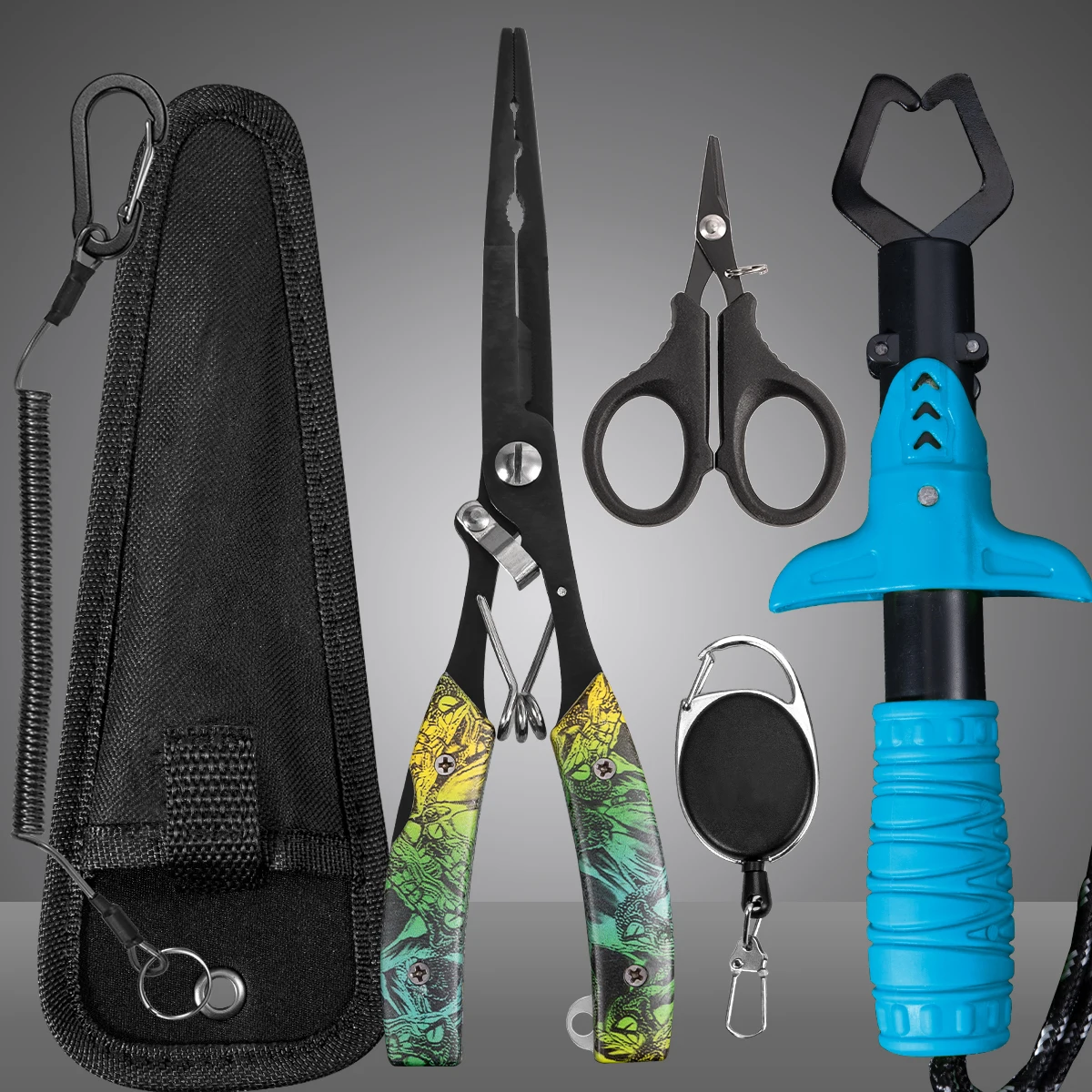Fishing Multi-Functional Tool, Fishing Pliers, Stainless Steel Fishing Line Scissors, Outdoor Fishing Gear and Accessories