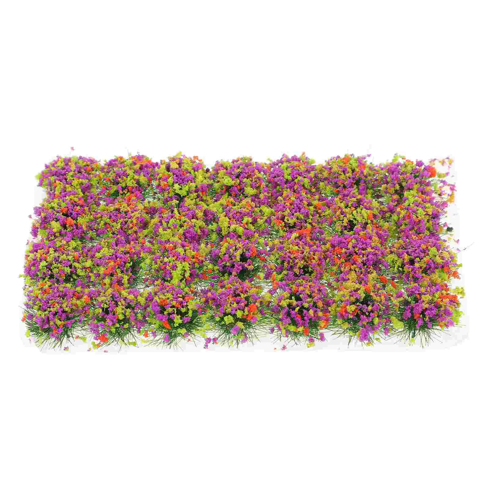 

Model Flower Cluster Vegetation Indoor Plant Fairy Garden Decor Material Miniature Colorful Purple