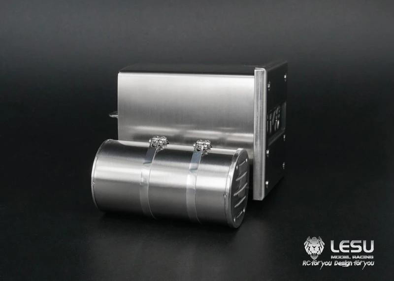 LESU 金属排気タンク V8 DIY タミヤ 1/14 RC トラクタートラックダンパーモデル屋外おもちゃ TH09775
